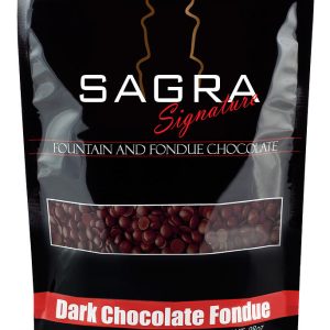 Rich, dark chocolate fondue with a sweet, delicate finish Designed to work in all chocolate fountains No oil needed